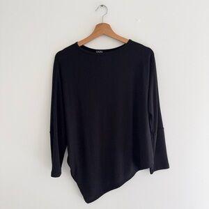 Clara Sun Woo Black Asymmetrical Long Sleeve Medium